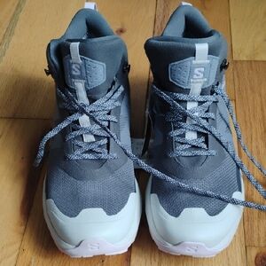 Salomon Ortholite, Gortex, Men's Size 11 Gray and White Boots, Elixir Activ, NWT